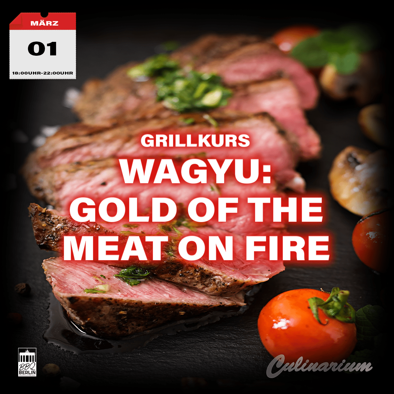 Grillkurs | WAGYU GOLD OF MEAT ON FIRE